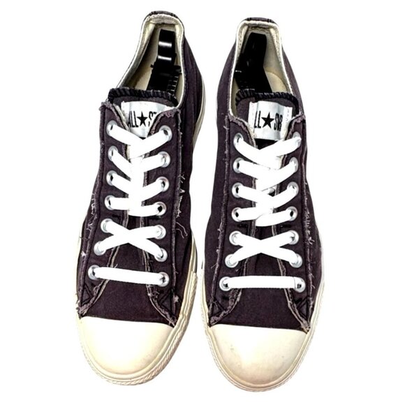 Converse Chuck Taylor All Star Low Top Charcoal Lace Up Canvas Sneakers Mens 10 - Picture 1 of 7